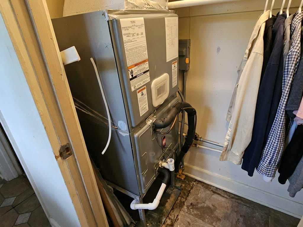 After, completed A/C installation by All Florida Air and Heat