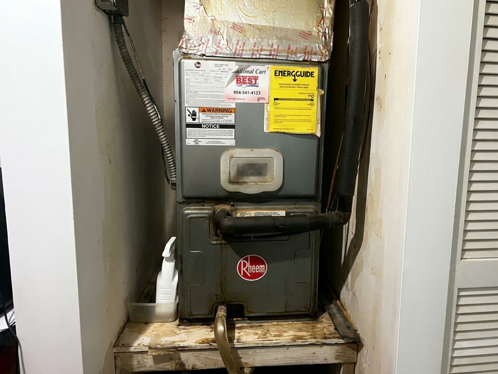 Before, original A/C system